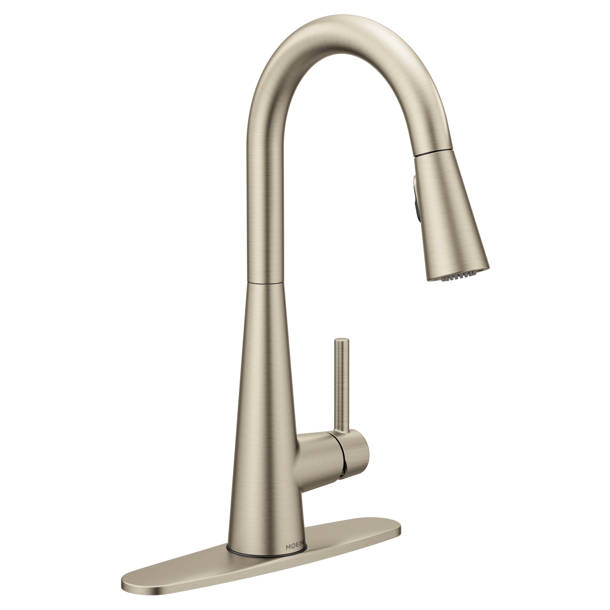 Moen Kleo Single Handle Kitchen Faucet with Duralock and Reflex